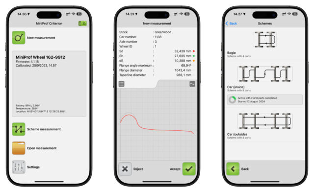 Miniprof Profilometer MiniProf Criterion is now available for iOS - Greenwood Engineering